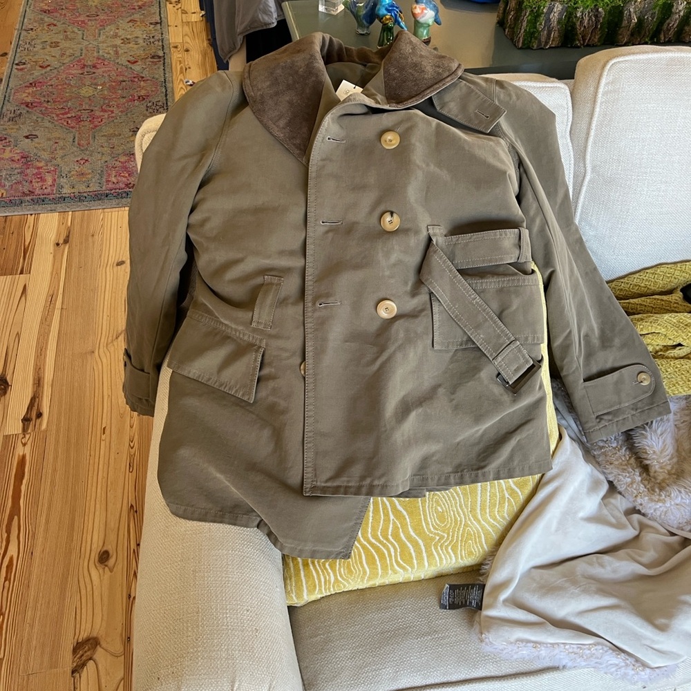 Giorgio Armani cotton military style Brown Jacket